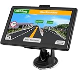 Navigationsgerät für Auto LKW 2024 - GPS Navi 7 Zoll PKW LKW Navigation mit...