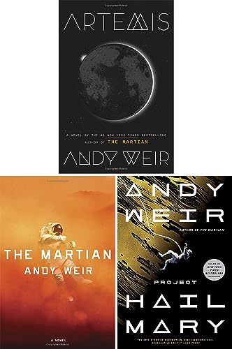 Andy Weir's 3-Book Collection Set (Project Hail Mary, Artemis, th...