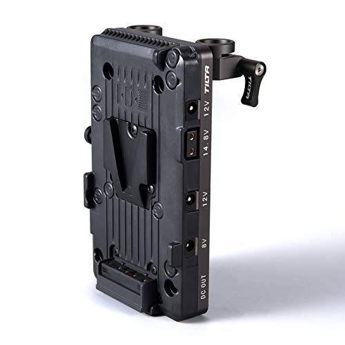 Tilta V-Mount Battery Plate TA-BTP2-V-G 15mm LWS Rod Adapter To Power The BMPCC