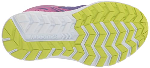 Saucony Cohesion 14 Lace To Toe Sneaker, Purple/Green, 1 Us Unisex Big Kid #TOP3