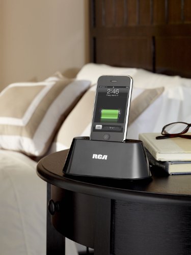 Cargador RCA PCHSTAB1R con 2 puertos USB y base de carga miniatura 7