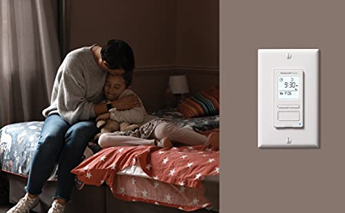 Honeywell Home Rpls540A1002 Rpls540A Econoswitch Programmable Timer Switch, White (Requires 40 W Minimum) #TOP2