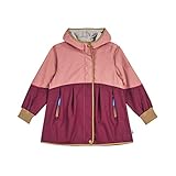 Mädchen Finkid Girls Aina Move Colorblock-Pink-Rot, Mädchen Regenjacke, Größe 100-110 - Farbe Rose - Cinnamon