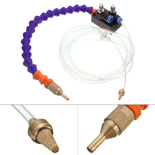 OriGlam Mist Coolant Lubrication Spray System for Metal Cutting Engraving Cooling Sprayer Machine for Air Pipe CNC Lathe Milling Drill