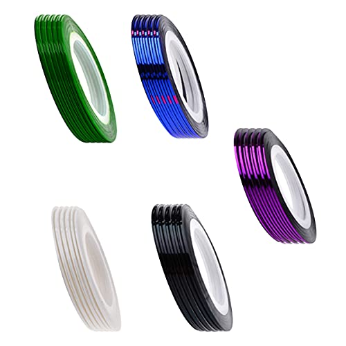 Nagel Aufkleber, 50pcs Laser Nail Art Aufkleber Decals Selbst-adhesive Nail Sticker Decals Laser Streifen Nagel…