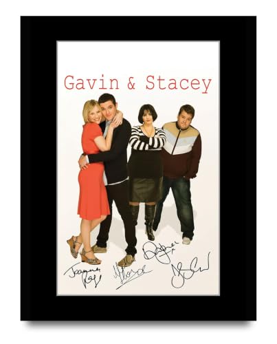 HWC Trading Gavin & Stacey Gifts Printed Signed Autograph Poster for TV Memorabilia Fans - US Letter (ID-014335)