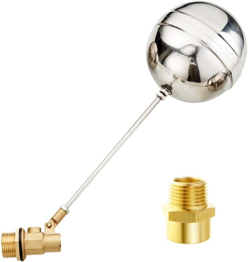3/4 inch Thread Float Ball Valve Floating Ball-cock Tank Ballcock Fittings Automatic Water Level Control Switch
