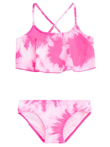 Image of Kanu Surf Girls Cindy Flounce Bikini Beach Sport 2 Piece Swimsuit