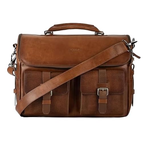 Handcrafted Full Grain Leather Messenger Bag