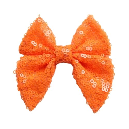 Nœuds de cheveux marin paillettes en désordre scintillants 3 pouces sans attache x12