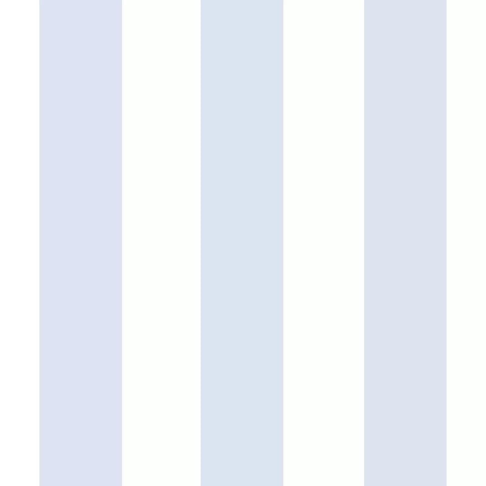 Yöl Girls Blue Classic Striped Wallpaper - Modern Contemporary Stylish Glamorous - Bedroom Feature Wall