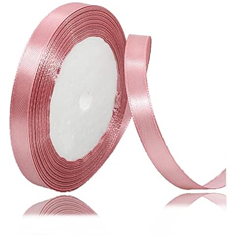 Rose Gold Satin Ribbon for Crafting Cover