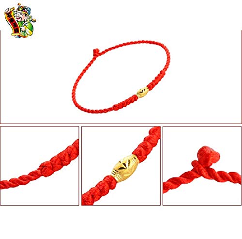 Jade stone to turn gold bracelet 18k gold anklets natal transfer beads Bracelet men and women gifts