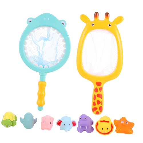 Jouets de bain Milisten bébé fille garçon avec filet de pêche