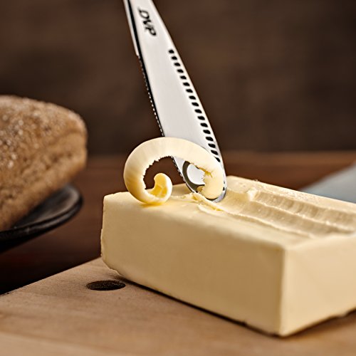 image for DIVIPAL Stainless Steel Butter Knife - Multi-function with Serrated Ed