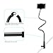 Flexible Phone Holder LINGCHEN Universal Adjustable Cell Phone Bracket Flexible Long Arms Clip Clamp Mount Phone Stand for iPhone X iPhone 8 7 Plus (110CM Black)