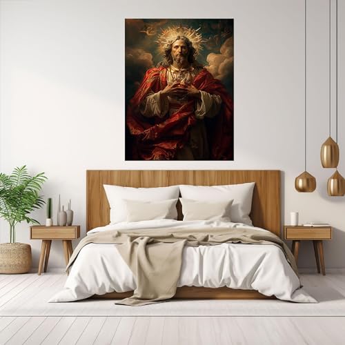 Jésus image chrétienne murale pour apporter la paix au foyer