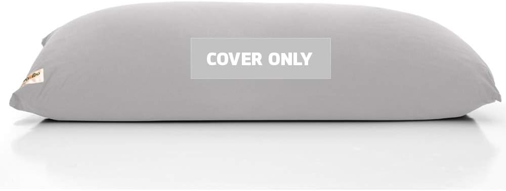 Yogibo Max Replacement Bean Bag Cover, Removable, Washable, Light Gray