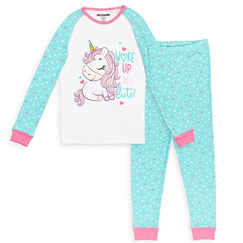 Dreamwave Funstuff Animals Unicorn Girls Pajama Shirts and Pants Toddler to Big Kid4