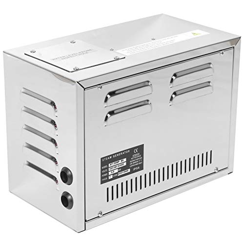 Digitalanzeige-Dampfraum-Generator, Dampferzeuger-Dampfdusche-Generator-Maschine PACKUNGSLISTE mit Edelstahl 304 für die Beleuchtungssteuerung für die Zeitsteuerung