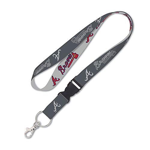WinCraft Atlanta Braves Lanyard with Detachable Buckle 1