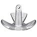 attwood 9946-1 River Anchor, Aluminum Painted, 18-Pound, Silver, One Size