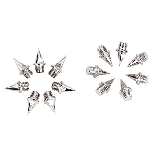 Hicarer 110 Piece 3/8 Inch Steel Track And Cross Country Spikes Replacement, Silvery #TOP2