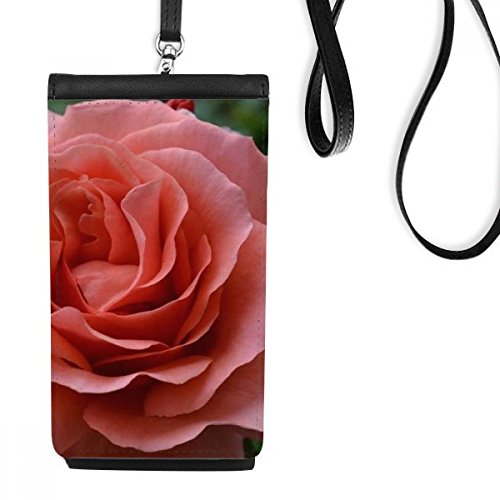 Cadeau porte-monnaie suspendu original motif feuilles et roses pour femme