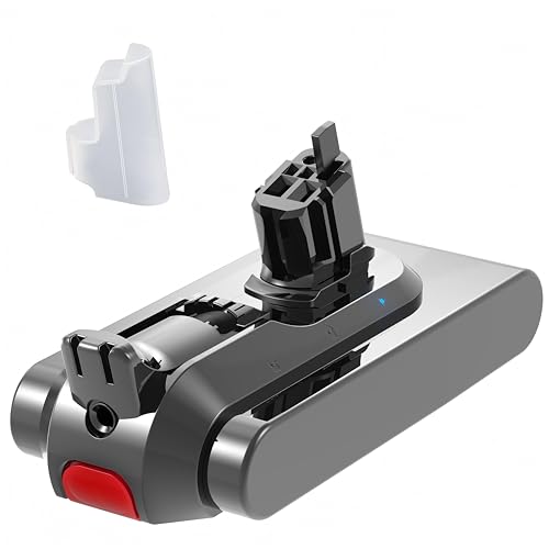 DTK Batería para Dyson V11 Batería V15 SV15 SV16 SV22 con Tipo de instalación por botón Aspiradora inalámbrica portátil 25,2V 3900mAh (No Compatible con el Modelo SV14 con fijación por Tornillo)