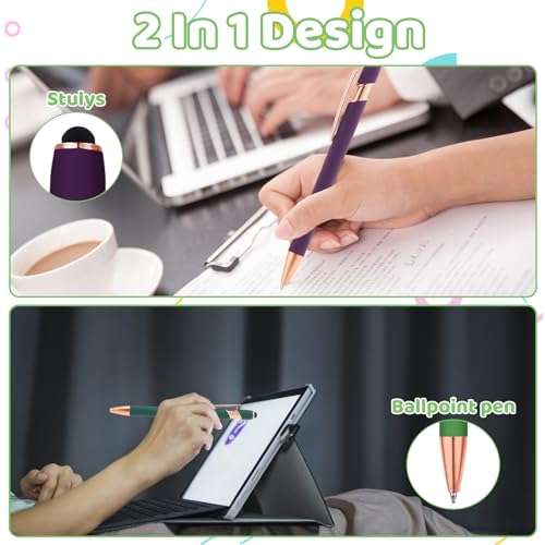 KoelntDIY-Personalized-Pens-Custom-Ballpoint-Pen-with-Stylus-Tip-Customized-Engraved-Metal-Pen-with-Name-Text-Logo-for-Business-Writing-Graduation-Journaling-Signature-12-Colors