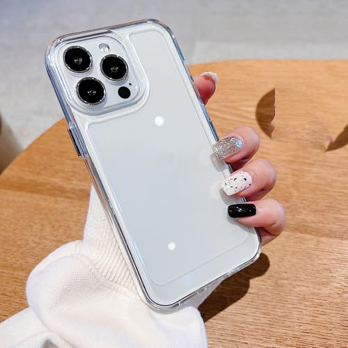 Coque iPhone 14 Pro Max et 15 transparente en acrylique rigide de luxe