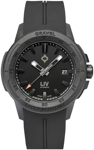 LIV Gravel 001 Collection - Rugged 26-Jewel Swiss Automatic - Den...