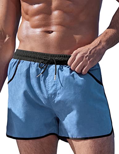 Coofandy Men's Swim Trunks Quick Dry Swimsuit Bathing Suit Swimwear Beach Shorts #TOP15