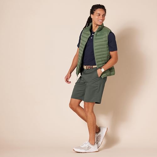 Image of Amazon Essentials Men's Classic-Fit 9 inch Inseam Moisture-Wicking Golf Shorts, Functional Pockets (Available in Big & Tall)