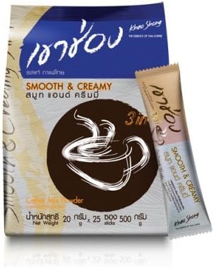 Khao Shong Instant Coffee Mix 3 in 1 Smooth and Creamy