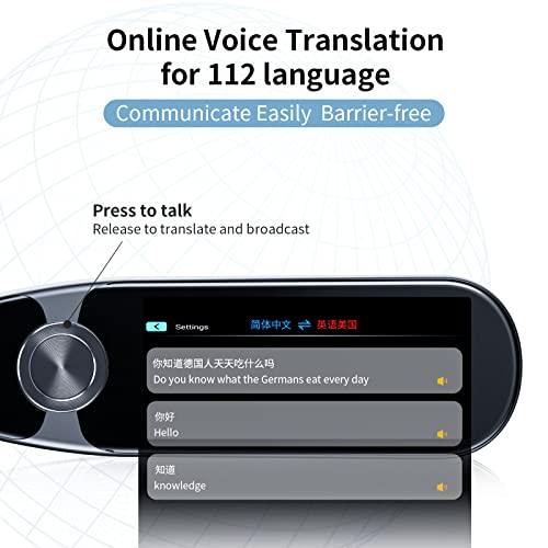 Vormor X7 Reader Pen Translation Scanner Dictionary Pen - Ai Voice & Camera Translators - Real-Time All Foreign Languages Travel & Business & Learning & Meeting #TOP2