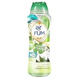 アフューム ジンジャーフラワー 香付け専用ビーズ セントブースター アロマビーズ 洗濯ビーズ 部屋干し 楽々持ち運び トラベル用 出張用 衣類用 時短 抗菌 消臭 いい香り 安心 セット お試し 本体 arfum ginger flower (500g)