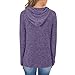 Purple Teen Girls Spandex Hood Coats for Women Long Sleeve Crochet Striped with Hood Front Plain Fall Winter Coats 2025 Clothing Fashion Y2K L