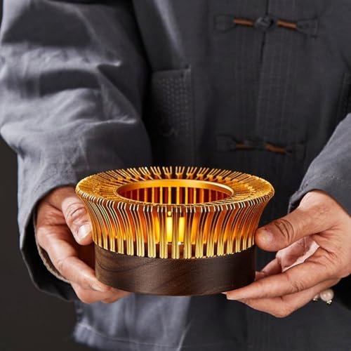 Tetera de vidrio para hogar con estufa de té para tardes de invierno 5