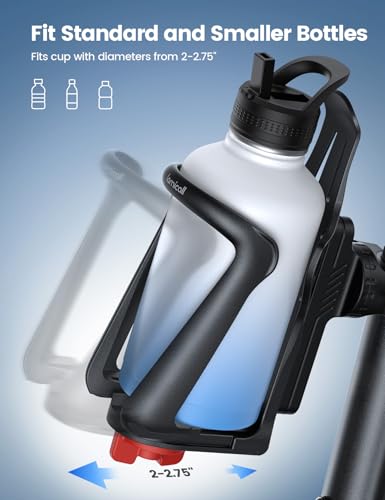 image for Lamicall Bike Water Bottle Holder - [for 2-2.75