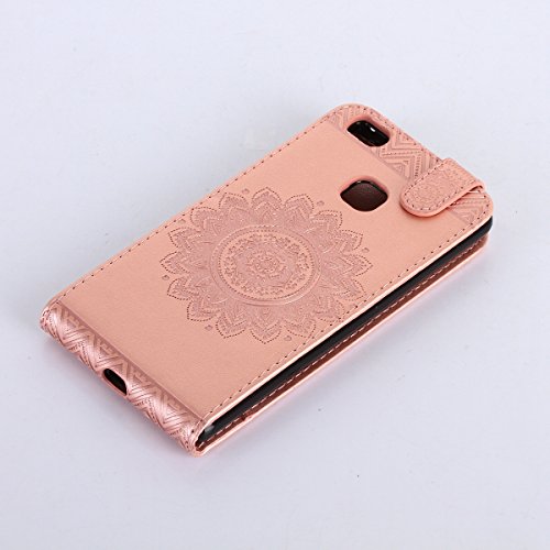 Custodia Huawei P9 lite,Ukayfe Flip Cover Case