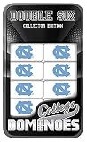 MasterPieces Game Day - NCAA UNC Tar Heels - 28 Piece Team Logo Double Six Domino Set
