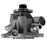 Mechanics Choice Engine Water Pump for 2002-2004, 2006-2008 BMW 745Li, 745i, 760Li, 760i (V8 4.4L) (To 10/03; With Water Cooled Alternator; Metal Impeller)