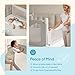 FAVIRZCE King Size Toddler Bed Rail: 3-Side Protection Bedrail for King Bed - Extral Tall Adjustable Child Safety Side Railing Guards for Infants Kids Child(78.7x78.7X 74.8”)