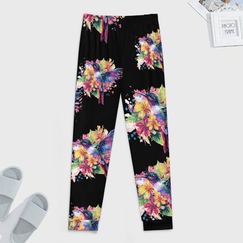 Colorful Hummingbird Men's Pajama Pants Lounge Pant Sleepwear PJ Bottoms3