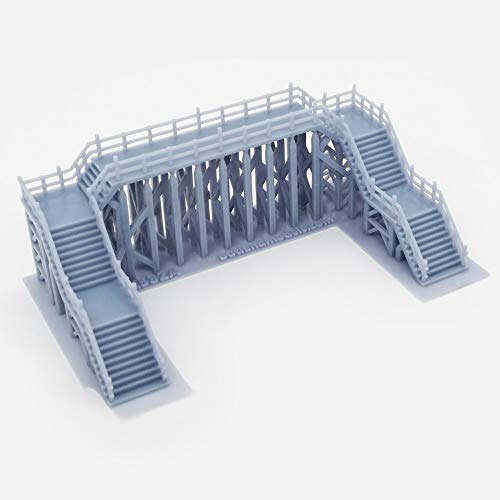 Outland Models Railway Scenery Overhead Footbridge (Without Canopy) 1:160 N Scale #TOP2