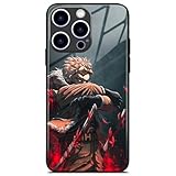 Anime Manga Case for iPhone 16e Unique Art Design Glossy Tempered Glass Silicone Shockproof Protection Cover Shell