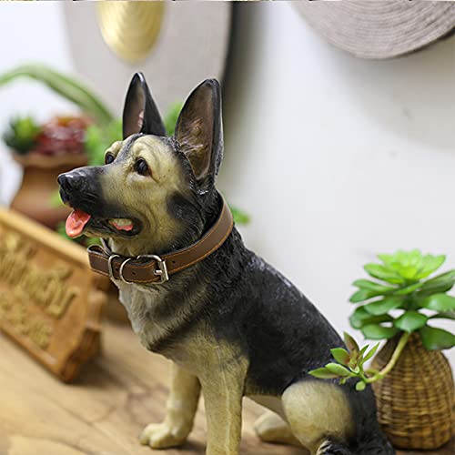 Statue de loup en résine de simulation, cadeau idéal pour passionnés - 3