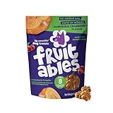 Fruitables Baked Dog Treats, Healthy Pumpkin Snacks for Dogs, Low Calorie & Delicious, No Wheat, Corn or Soy, Puppy Training Treats, Made in the USA, Pumpkin and Cranberry Flavor, 7oz