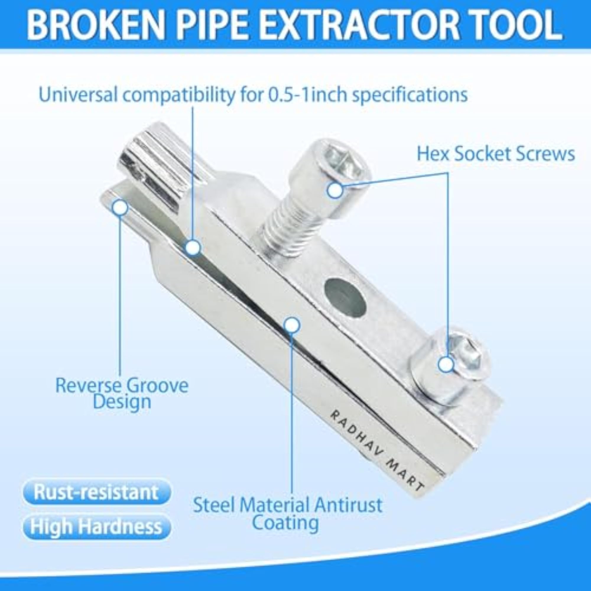 Faucet Broken Head Extractor Tool